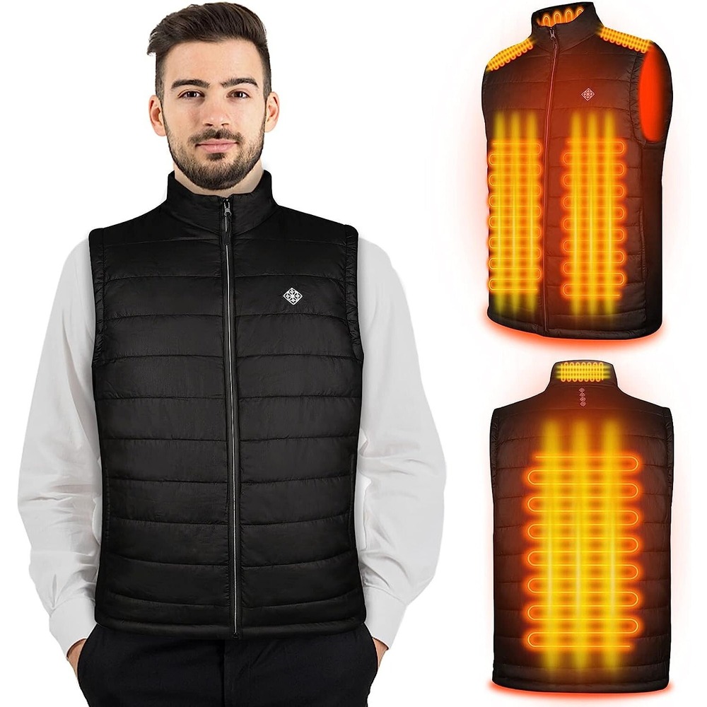 AFUNSO Heated Vest - Electric Heating Coat Heated Jacket, Battery Not Included